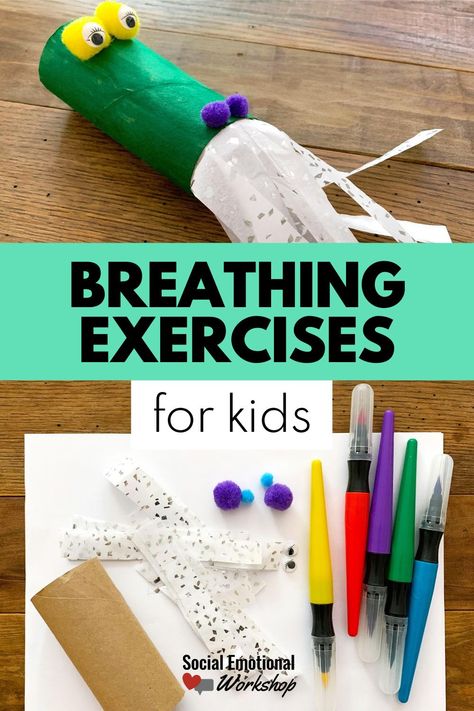 Breathing Exercises For Kids, Recreation Activities, Exercises For Kids, Therapeutic Recreation, Emotions Activities, Social Emotional Activities, Calming Strategies, Behavior Interventions, Deep Breathing