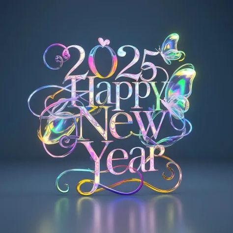 Free Chic 2025 New Year Card Art and Design 2025 New Year, 2025 New Year Design, Happy New Year 2025, Happy New Year Art, 2025 Design, Happy New Year Hd, Happy Day Quotes, Happy New Year Message, Happy New Year Pictures