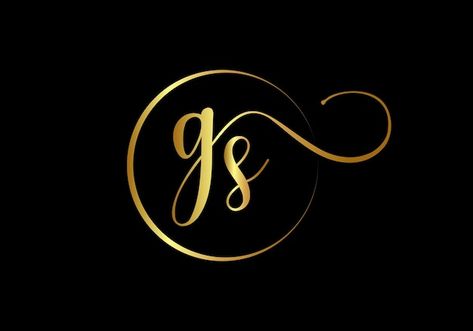 Initial gs luxury gold signature logo de... | Premium Vector #Freepik #vector #calligraphy-logo #letter-logo #gold-logo #luxury-letter S Logo Design Letter Gold, Gs Logo Design, Gs Logo, Feminine Logo Design, Logo Design Love, S Logo Design, Signature Logo Design, Logo Luxury, Logo Design Feminine