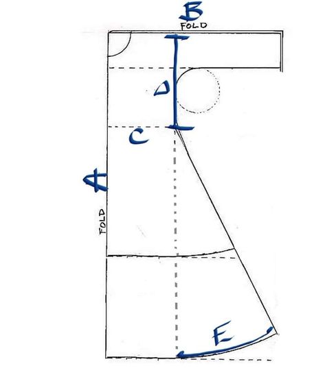 A - back of neck to desired length of tunic B - back of neck to desired arm length C - 1/2 chest measurement D - top of shoulder to under bust E - pin a string to the bottom of D, then trace out as wide as you want Theater Teacher, Medieval Tunic, Viking Garb, Tunic Sewing Patterns, Viking Dress, Viking Clothing, Viking Sewing, Body Form, Costume Patterns