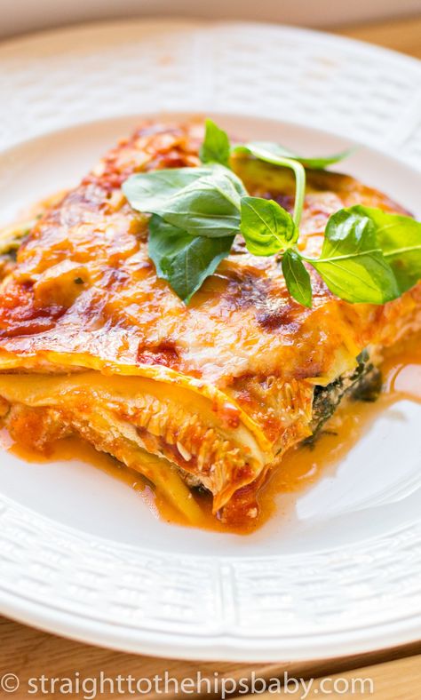 Summer Squash Lasagna Summer Squash Lasagna, Spinach Mushroom Lasagna, Mushroom Lasagna, Squash Lasagna, Boiling Pasta, Vegetarian Lasagna, How To Cook Mushrooms, Mushroom And Onions, Spinach Stuffed Mushrooms