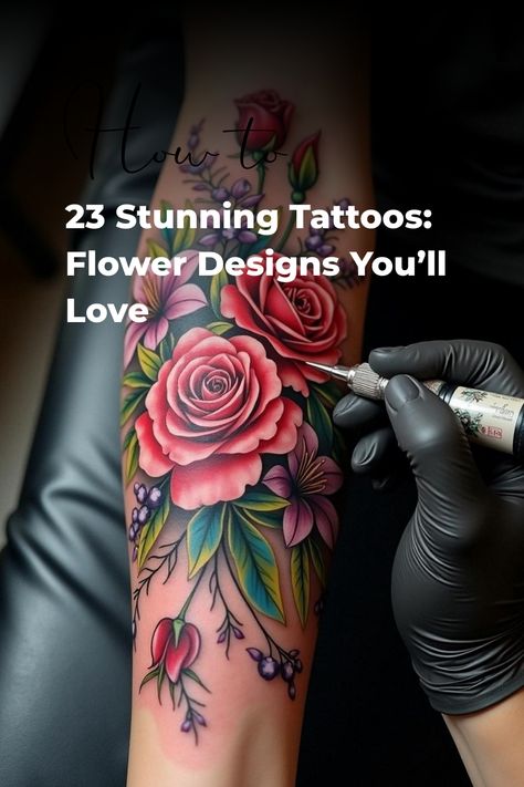 23 Stunning Tattoos: Flower Designs You’ll Love Wrist Floral Tattoo, Daisy Flower Tattoo Designs, Daisy Tattoos, Daisy Flower Tattoos, 12 Tattoos, Stunning Tattoos, Waist Tattoos, Flower Wrist Tattoos, Daisy Tattoo