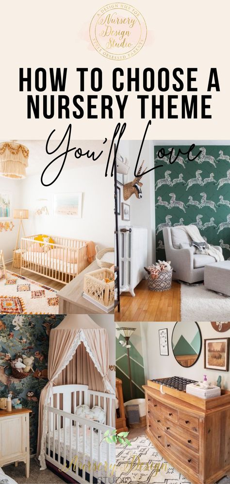 Ahead, we'll share exactly how to choose a nursery theme you'll love and create the nursery of your dreams. 2024 Nursery Themes, Nursery Ideas Book Theme, Nursery Necessities Checklist, Trending Nursery Themes 2024, Nursery Ideas Country Theme, Nursery Color Palette, Nautical Theme Nursery, Shared Nursery, Boy Nursery Themes