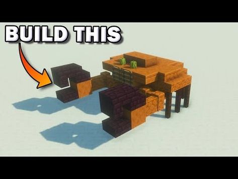 Minecraft Giant Crab Tutorial - Build a Giant Crab - Aquatic Build Hacks - Underwater Builds - YouTube Minecraft Crab Build, Minecraft Octopus Build, Minecraft Shark Build, Minecraft Underwater Decoration, Minecraft Underwater Statue, Life Under The Sea, Killer Whales, What Is Life About, Crab