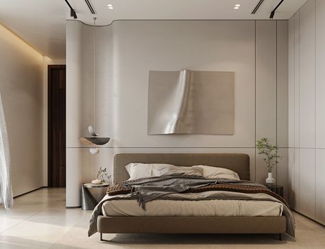 Minimalist Bedroom Design Revit Architecture, Beige Bedroom, Minimalist Bedroom Design, Reception Room, I Design, Reception Rooms, Minimalist Bedroom, Guest Bedroom, Minimal Design