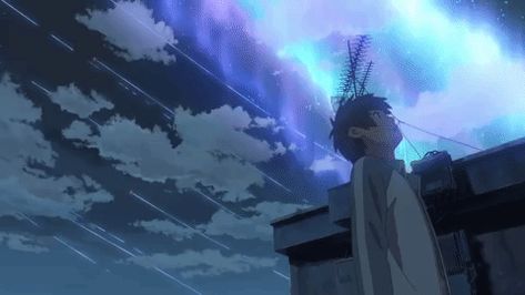 Your Name Stars GIF by Funimation - Find  Share on GIPHY Your Name Banner Gif, Matching Nitro Pfp, Kimi No Nawa Gif, Your Name Gif Anime, Banner Gif Matching, Character Art Face, Anime Gif Banner Dc, Shojo Aesthetic, Stars Gif