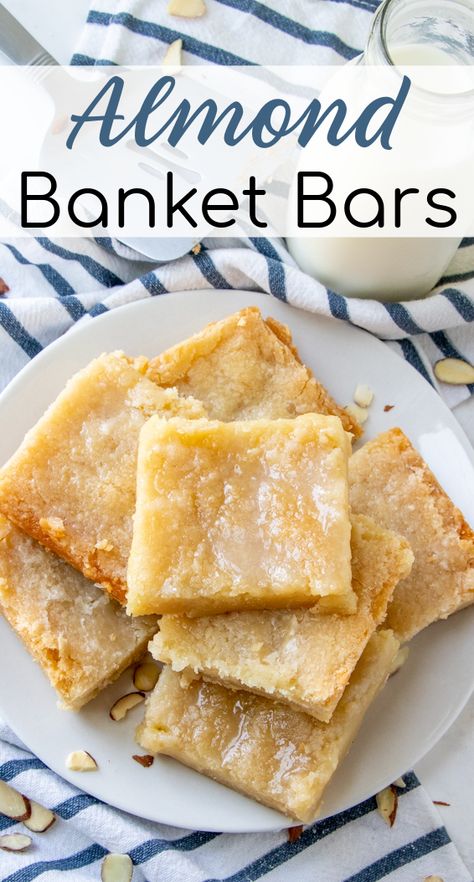 Dutch Banket, Holiday Desserts Thanksgiving, Almond Paste Recipes, Almond Desserts, Almond Pastry, Almond Bars, Dessert Bar Recipe, Almond Paste, Almond Flavor