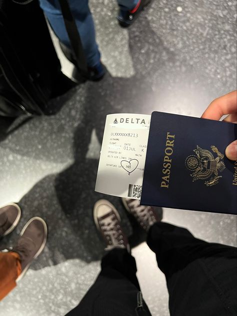 airport|travel|aesthetic|cute|airplane ticket|traveling|excited|passport|airport vibes|comfy|converse Airplane Ticket Aesthetic, Ticket Aesthetic, Cute Airplane, Airport Vibes, Airplane Ticket, Airplane Tickets, Airport Travel, Delta Airlines, Aesthetic Cute