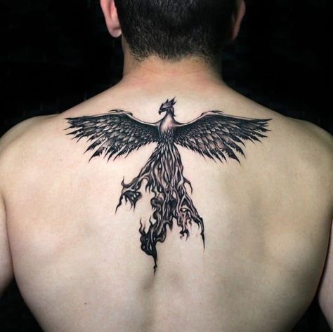 Top 51 Best Small Phoenix Tattoo Ideas - [2020 Inspiration Guide] Phoenix Back Tattoos, Pheonix Tattoo Male, Phoenix Wings Tattoo, Phoenix Tattoo Men, Justin Tattoo, Phoenix Back Tattoo, Phoenix Tattoo For Men, Rising Phoenix Tattoo, Tattoo Fixes