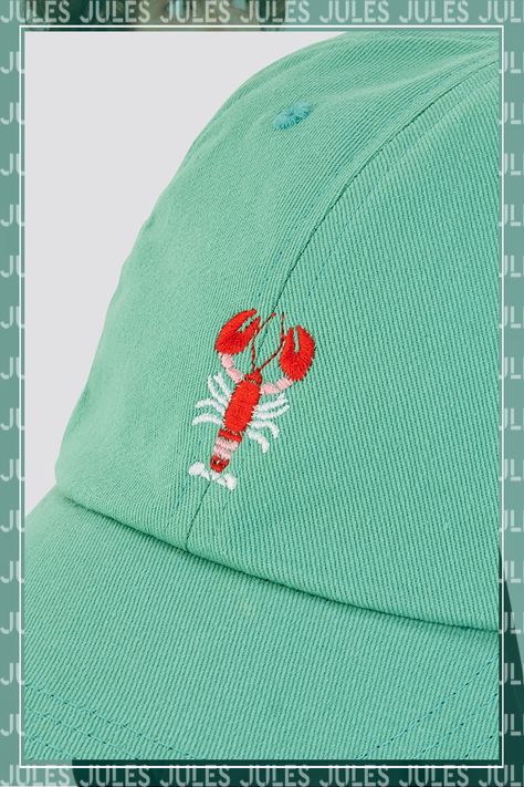 Casquette brodée Bleu Homme - Casquettes aux couleurs estivales, avec de jolies broderies sur le devant (un homard et un verre cocktail). Cette casquette sera votre allié parfait pour vous protéger du soleil cet été. - Composition : 100% Coton - Couleur : Bleu - Taille : T.U. - Coupe :  - Détails :  / Casquette - Motif : Broderie - Style : . La livraison est gratuite en magasin. Bleu Turquoise, Embroidery Stitches, Hats For Men, Baseball Hats, Turquoise, Couture, Embroidery, Hats, T Shirt