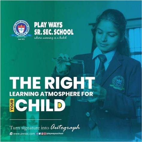 THE RIGHT LEARNING ATMOSPHERE FOR YOUR CHILD . PlayWays School . #Play_Ways_Sr_Sec_School #PlayWaysSchool #playwians #BestEducation #BestSchool #Patiala #bestpsebschool #bestschoolinpatiala #bestschooleducation #bestsecondaryschool Contact us :- +91 98150-79000, 91 81464-79000 School Ads Creative, Back To School Creative Ads, School Creative Ads, School Ads, Animated Stories, School Creative, Admission Open, Happy Friendship Day, School Play