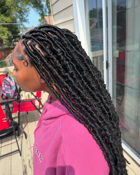 Book this glam style under, Soft Locs: Med Soft Locs (Waist Len.) #SendStars #starsforreels #sendstarstosupport #messiahhairglam #getphelltup #booknow #chicagobraider #forestparkbraider #gingerhair #chicagolocstylist #braids #braider #locs #braidideas #softlocs #chicagobraidstyles #chicagotiktok #likeandshare #tellafriend #booknow #comment #share #smallbusiness #blackownership #blackowned #blackownbusiness #foryourpage #explorepage #highlights #highlightseveryone #everyonefollowers 18inch Soft Locs, Soft Locs Large Parts, But Length Soft Locs, 36 Inches Soft Locs, Soft Loc Take Down, Soft Locs, Glam Style, Ginger Hair, Glam Fashion