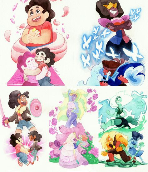 Steven Universe Fusions Fanart, Steven Universe Fusion Fanart, Fusions Su, Steven Universe Fusions, Steven Universe Fan Fusions, Gem Fusions, Steven Universe Fusion, Steven Universe Ships, Crystal Gems Steven Universe