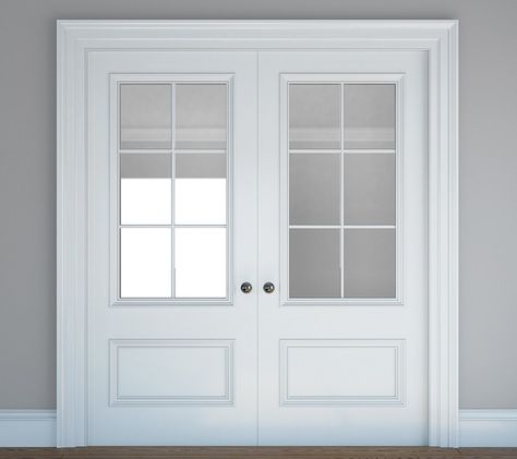 1930s Internal Doors, Colonial Style Interior, Internal Folding Doors, White Interior Doors, Utility Room Designs, Internal Double Doors, Living Room Panelling, Internal Glass Doors, Internal Sliding Doors