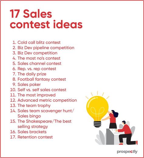 sales contest Sales Challenge Ideas, Prospecting Ideas Sales, Fun Contest Ideas For Work, Sales Contests For Employees, Sales Incentive Ideas, Work Competition Ideas Fun, Sales Competition Ideas, Work Contest Ideas Retail, Sales Ideas Marketing Fun