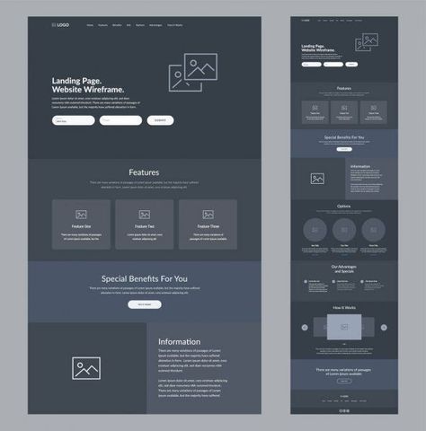 Website Layout Template, Webpage Design Layout, Website Wireframe, Wireframe Website, Simple Website Design, Website Design Inspiration Layout, Wireframe Design, Uiux Design, Ecommerce Web Design