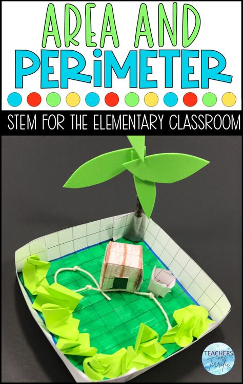 Math and STEM - A Perfect Combo - Teachers are Terrific Stem For Elementary, Math Stem Activities, Lesson Plan Activities, Group Counseling Activities, Perimeter And Area, Teaching Hacks, Stem Club, Stem Projects For Kids, Paper Dog