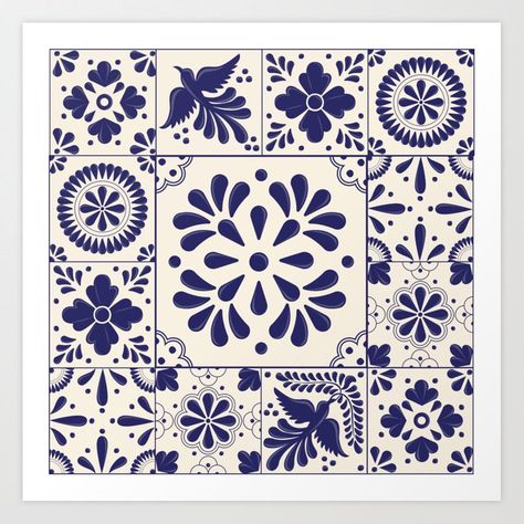 Traditional Mexican Pattern Design, Mexican Talavera Wedding, Talavera Wedding, Talavera Pattern, Wedding Illustration Card, Talavera Design, Mexican Pattern, Sun Chair, Traditional Tile