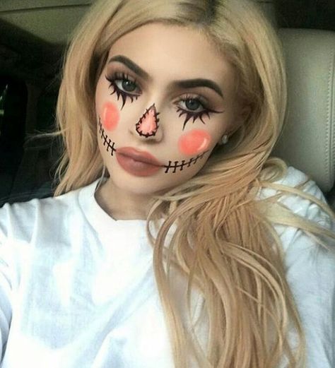 Scarecrow Halloween Makeup, Makeup Clown, Halloween Makeup Clown, Scarecrow Makeup, Halloweenský Makeup, Halloween Make-up Looks, Holloween Makeup, Kostuum Halloween, Halloween Makeup Diy