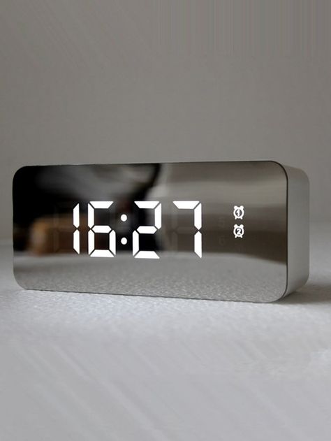 Table Alarm Clock, Electric Desk, Led Decoration, Table Clocks, Digital Clock, Digital Clocks, Desk Clock, Affordable Home Decor, Trendy Decor