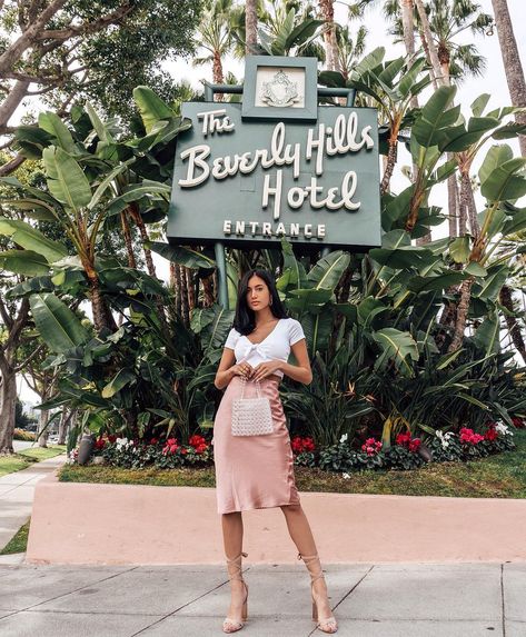 Racquel Natasha on Instagram: “If I was a housewife look 🌸” If I Was A, Hotel Entrance, Beverly Hills Hotel, Beverly Hills, Dress To Impress, Lookbook, Shirt Dress, Hotel, On Instagram