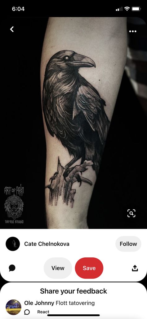 Small Crow Tattoo, Crow Tattoo Meaning, Black Crow Tattoos, Tatuaje Studio Ghibli, Rabe Tattoo, Gotik Tattoo, Crow Tattoo Design, Inner Bicep Tattoo, Crow Tattoo