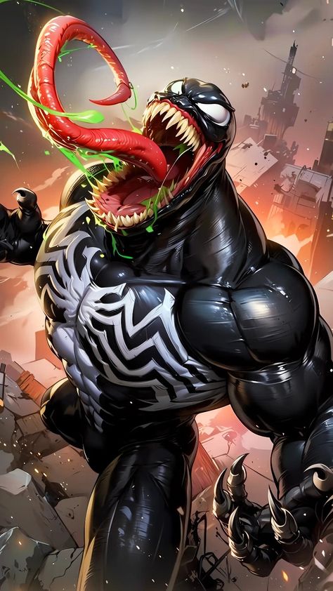 Marvel Venom Art, Venom 4k Wallpaper, Spiderman Sculpture, Symbiote Art, Venom And Carnage, Marvel Symbiotes, Spiderman Anime, Venom Wallpaper, Marvel Snap