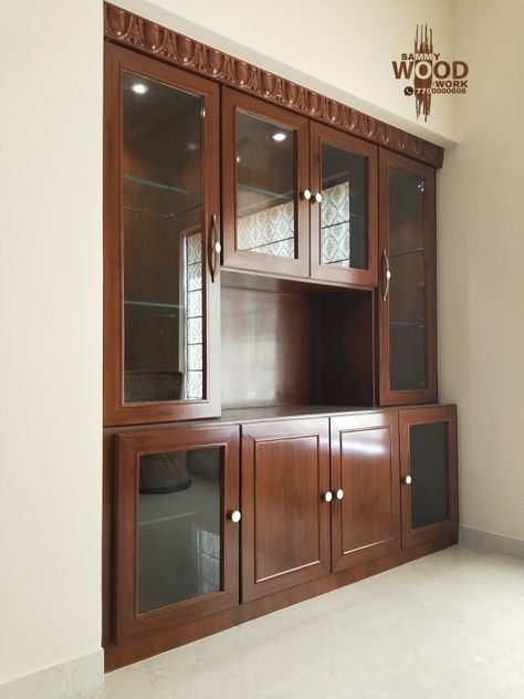 Wood Almirah Design, Crockery Cabinet Design, Almirah Design, Corner Shelf Design, Crockery Cabinet, Kitchen Cabinetry Design, Crockery Unit Design, Wooden Wardrobe Design, Kitchen Decor Collections