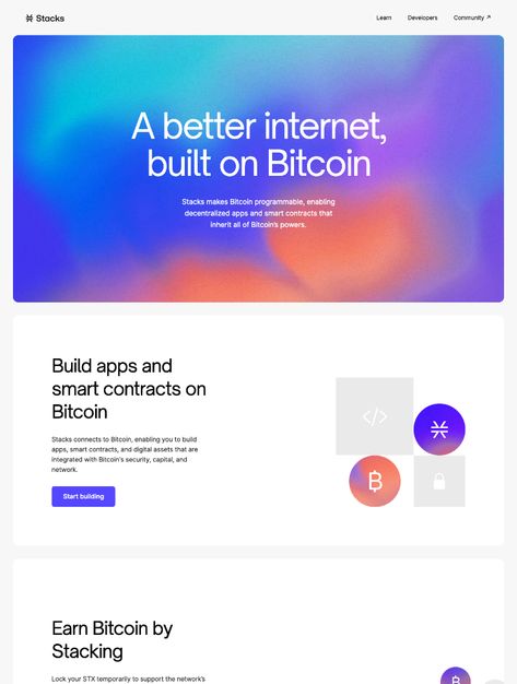 The Best 214 Gradient Landing Page Design Examples - Lapa Ninja Finance Landing Page, Bitcoin Design, Landing Page Design Inspiration, Best Landing Page Design, Web Ideas, Blog Website Design, Landing Page Examples, Ui Design Trends, Best Landing Pages