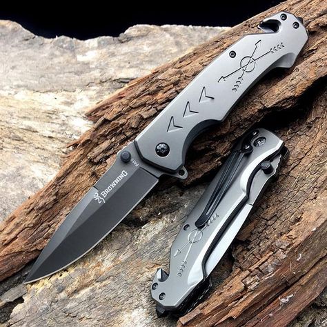 Browning Tactical Folding Knife Survival Multifunctional Self-Defense EDC Tools Camping Hunting Survival Pocket Saber HW120 Arrow Feather, Tactical Pocket Knife, Hunting Camp, Edc Knife, Edc Tools, Car Set, Folding Knife, Folding Knives, Self Defense