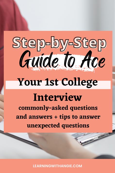 High School Interview Questions, College Interview Tips, Questions To Ask College Admissions, College Application Tips, College Interview Outfit, College Interview Questions, School Interview Questions, College Interview, Interview Questions To Ask