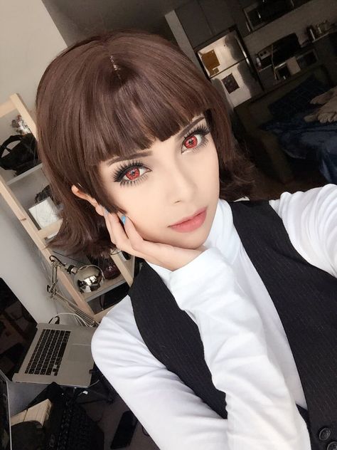 Sexy Persona 5 cosplay - Makoto Persona 5 Cosplay, Persona 5 Makoto, Persona 5 Memes, Makoto Niijima, Cosplay Inspo, Megami Tensei, Persona 4, Amazing Cosplay, Manga Anime One Piece