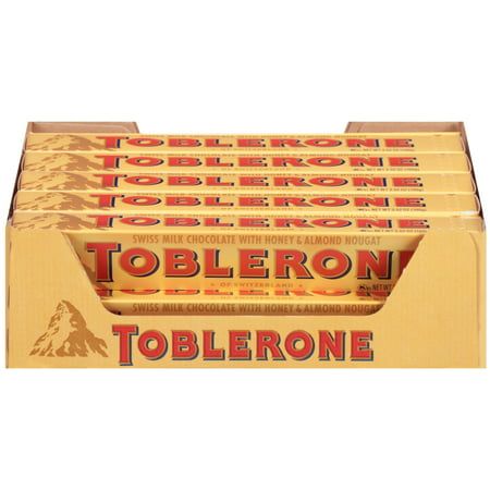 Toblerone Chocolate, Milka Chocolate, European Chocolate, Swiss Chocolate, Milk Chocolate Candy, Honey Almonds, Chocolate Candy Bar, Breakfast Bars, Christmas Chocolate