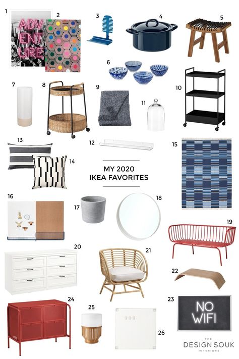 My 2020 IKEA Favorites - The Design Souk Interiors #ikea Best Ikea Finds, Ikea Board, Ikea Favorites, Ikea Must Haves, Ikea 2015, Ikea Shopping, Amazon Jobs, Ikea Products, Kura Bed