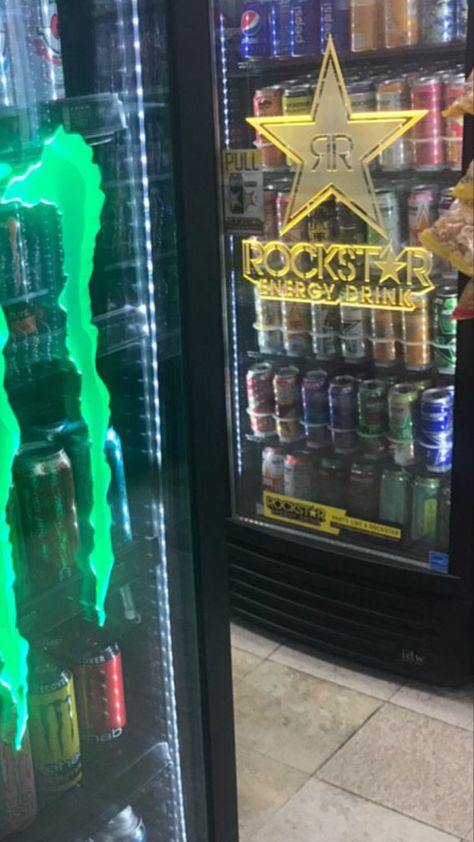 Energy Drink Aesthetic, Rockstar Energy Drink, Rockstar Energy Drinks, Rockstar Energy, Drink Aesthetic, Monster Energy Drink, Sweet Drinks, Energy Drink, Monster Energy