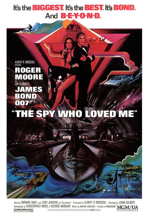 James Bond The Spy Who Loved Me, Barbara Bach, James Bond Movie Posters, Caroline Munro, Christopher Wood, Spy Film, John Barry, Spy Who Loved Me, 007 James Bond