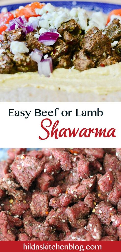 When you feel like having shawarma, but don't feel like going out… make your own! #shawarma #beefshawarma #lambshawarma Pork Shawarma Recipe, Beef Shwarma Recipe, Gyro Recipe Beef, Lamb Shawarma Recipe, Beef Shawarma Recipe, Schwarma Recipe, Assyrian Recipes, Shawarma At Home, Shabbat Dinner Recipes