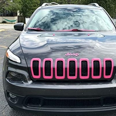 Pink your ride with these beautiful interior and exterior Jeep accessories. Ideas for Wrangler, JK and TJ. Pink Jeep Gladiator Accessories, 2016 Jeep Compass Accessories, Pink Jeep Accessories, Jeep Compass Accessories, Jeep Cherokee Accessories, Jeep Grand Cherokee Accessories, Offroad Accessories, Jeep Lifestyle, Pink Car Accessories