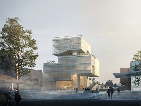 University College Dublin, Campus Design, Steven Holl, Architectural Practice, Architecture Rendering, University College, O Donnell, Design Competitions, Architecture Visualization