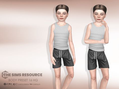 The Sims Resource - Body Preset 16 HQ Preset Sims 4, Sims 4 Cc Makeup, Sims 4 Mm Cc, Sims 4 Teen, Sims 4 Mm, Sims 4 Game, Sims 4 Clothing, The Sims4, Sims 4 Mods