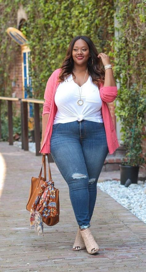 All White Outfits, Women Fashion Plus Size, Plus Size Maternity, Simple Fashion Outfits, Plus Size Pink, Big Women Fashion, Plus Size Fall Outfit, Plus Size Summer Outfits, Plus Size Outfit