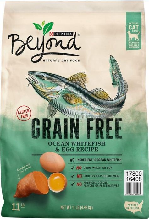 Grain Free Cat Food | The Best Affordable Grain-Free Cat Food for 2019 Cat Food Recipe, Grain Free Cat Food, Natural Cat Food, Cats And Cucumbers, Cat Ages, Egg Recipe, Gluten Free Grains, Natural Cat, Grain Free Recipes