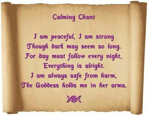 Calming Chant. Calming Chant, Dream Boards, Vision Boarding, Celtic Pagan, Projects School, Witch Board, Green Witchcraft, School Auction, Wiccan Witch