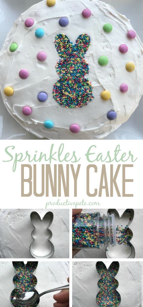 Easter Desserts Cake, Cake Easter, Simple Decorating, Easter Snacks, Easter Sweets, Easter Bunny Cake, Easter Desserts Recipes, Easter Baking, Easter Goodies