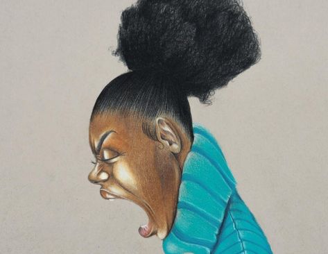 In an effort not to be labeled an “Angry Black Woman,” many of us pass on the chance to have a healthy relationship with anger. Let's reclaim the emotion. Angry Black Woman, Angry Art, Angry Woman, Anger Art, Dealing With Anger, Angry Women, Avatar Cartoon, Spring Into Action, A Healthy Relationship