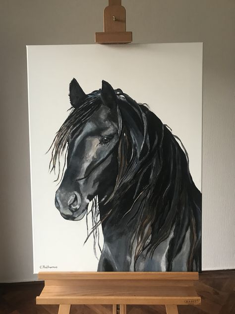 Black Horse Painting, Horse Paintings Acrylic, Ahal Teke, Buddha Painting Canvas, Horse Canvas Painting, Horse Art Drawing, Acryl Painting, Marilyn Monroe Art, Beautiful Art Paintings