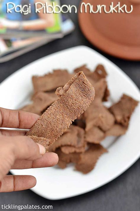 Ragi Ribbon Murukku Murukku Recipe, Finger Millet, Baked Crackers, Tea Time Snacks, Millet, Crackers, Cooking And Baking, Diwali, Tea Time