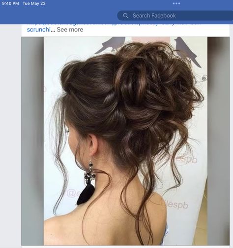 Long Hair Updo Prom, Hair Updo Prom, Updo Prom, Bridesmaid Hair Inspo, Classic Wedding Hair, Day Hairstyles, Bun Hair Piece, Wedding Hair Up, Mother Of The Bride Hair