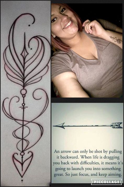 Arrow tattoo, tattoo placement & arrow tattoo meaning. I love my tattoo; Arrow Tattoo Meaning, Meaning Of Arrow Tattoo, Arrow Tattoos For Women, Tattoo Arrow, Targaryen Tattoo, Arrow Tattoo Design, Finger Tattoo For Women, Unalome Tattoo, Dragon Tattoo For Women