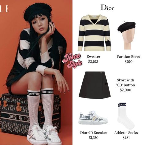 Black Pink Leader, Dior Clothes, Dior Outfit, Estilo Madison Beer, Dior Girl, Expensive Clothes, Causual Outfits, Kpop Fashion Outfits, Kim Jisoo